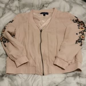 4/$10 Light Pink Bomber Jacket